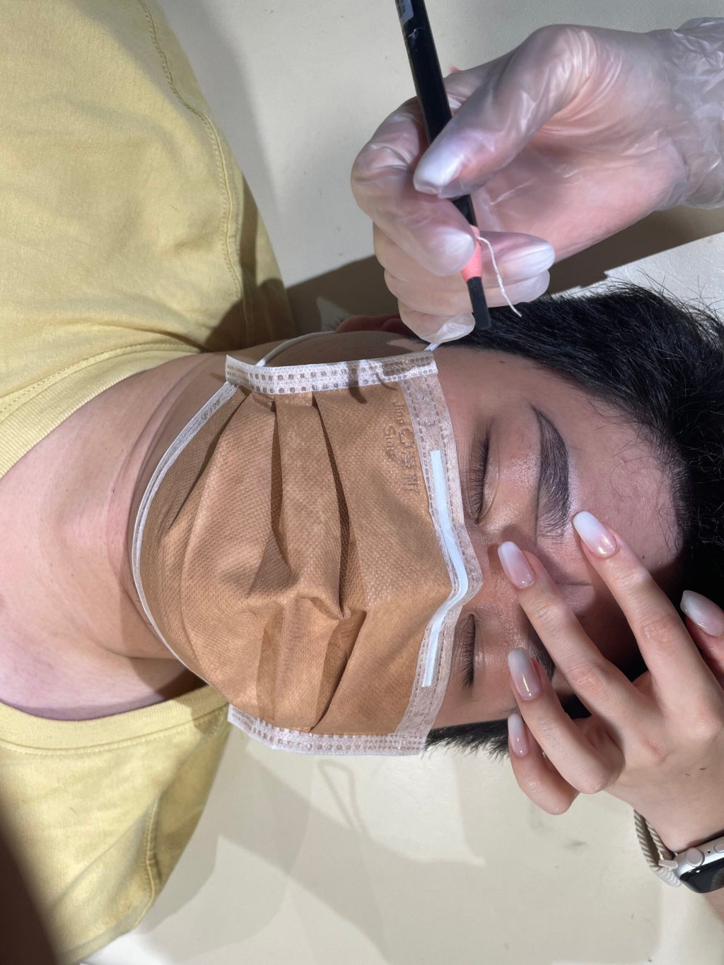 半永久紋繡 眉部／唇部 留色過程